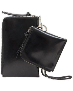 Dries Van Noten Zipped Wallet - Black