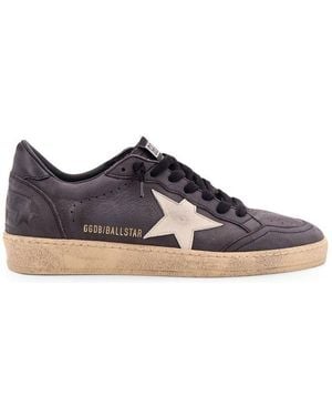 Golden Goose Super Star Low-Top Trainers - Brown