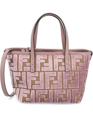 Fendi zucca roll tote bag hotsell