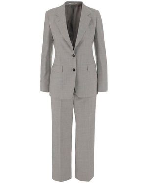 Tagliatore Single Breasted Suit W/Slits in Black | Lyst