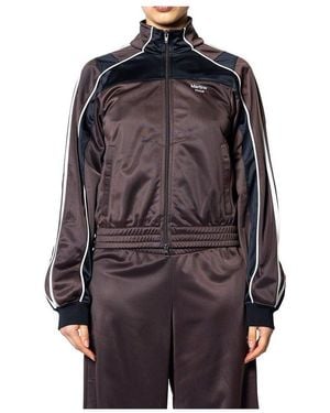 Martine Rose Shrunken Track Jacket - Brown