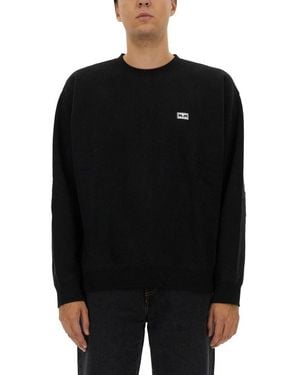 Obey Logo Emblem Sweatshirt - Black