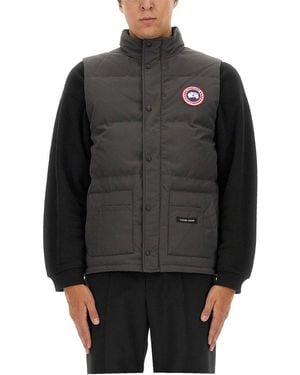 Canada Goose Freestyle High-Neck Gilet - Gray