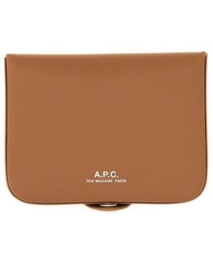 A.P.C. Small Leather Goods - Brown