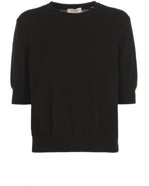 Kangra Short Sleeve Top - Black