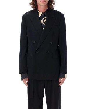 Cmmn Swdn Vigar Double Breasted Blazer - Blue