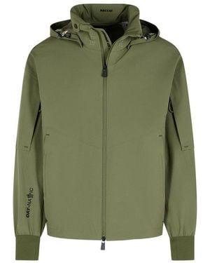 Moncler Zip-Up Hooded Jacket - Green