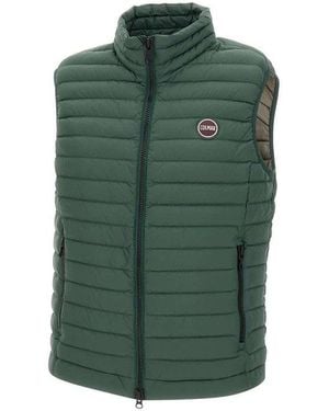 Colmar Logo-Patch Zipped Padded Gilet - Green