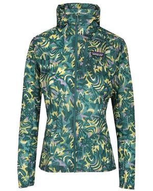 Patagonia Patterned Hooded Jacket - Green