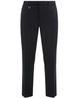 Paolo Pecora Slim Fit Chino Trousers - Blue