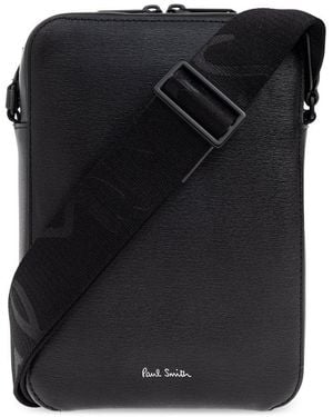 Paul Smith Embossed Crossbody Bag - Black
