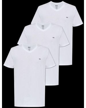 DIESEL Umtee-Michael3Pack V-Neck T-Shirts - Black