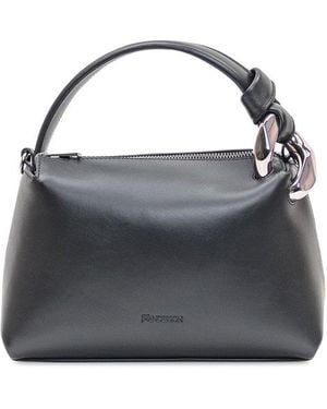 JW Anderson Logo Debossed Shoulder Bag - Grey