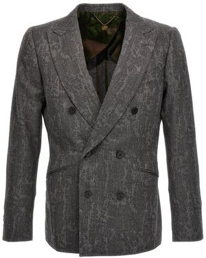 Maurizio Miri Double Breasted Jacket - Black