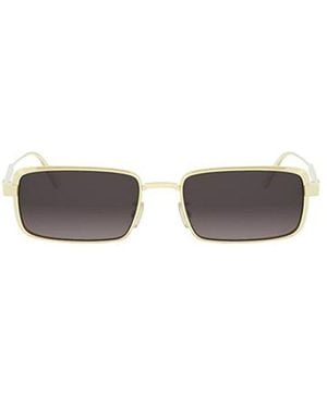 Dior Rectangular Frame Sunglasses - Metallic