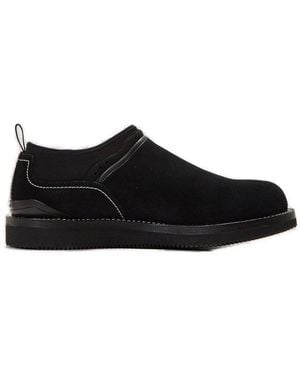 Suicoke Round Toe Slip-On Ankle Boots - Black