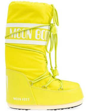 Moon Boot Snow Boots Icon Nylon - Yellow