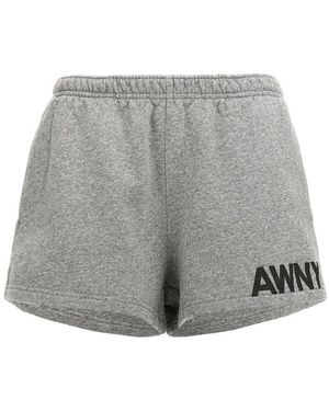 T By Alexander Wang 'Running' Shorts - Grey