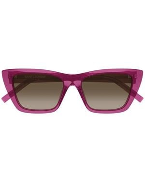 Saint Laurent Cat Eye Frame Sunglasses - Black