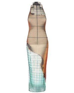 Jean Paul Gaultier The Long Fire Dress - White
