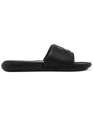 Nike Victori One Slip-On Slides - Black