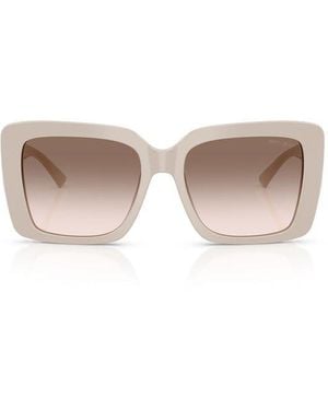 Jimmy Choo Square Frame Sunglasses - Natural