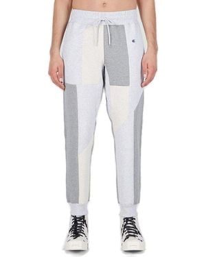 Champion X Anrealage Contrast Panel Drawstring Track Trousers - Blue