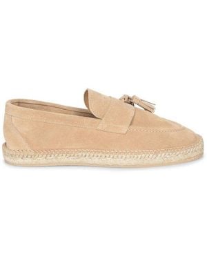 Lardini Tassel Detailed Slip-On Espadrilles - Natural