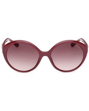 Guess Oval Frame Sunglasses - Purple