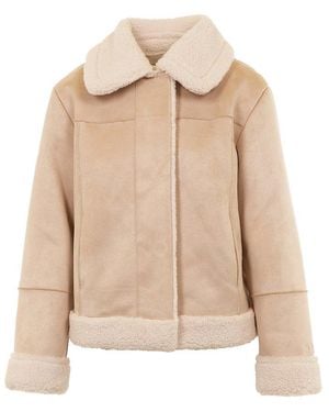 Mc2 Saint Barth Lorayne Straight Hem Jacket - Natural