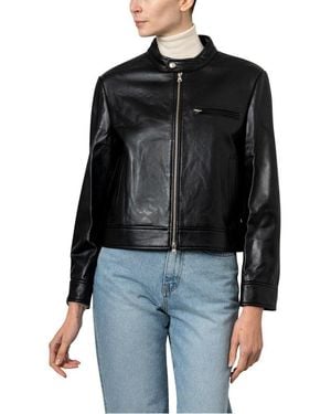 DUNST Racing Leather Jacket - Black