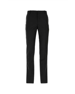 Alexander McQueen Cigarette Trousers - Black