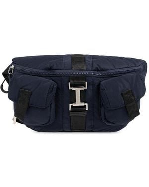 Iceberg Buckled Belt Bag - Blue