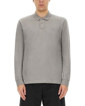 BOSS Classic Passerby Polo Shirt - Grey