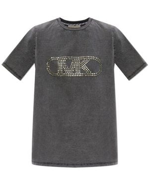 MICHAEL Michael Kors T-Shirt With Appliqués - Grey