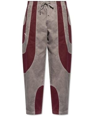 PUMA Trousers With Logo - Purple