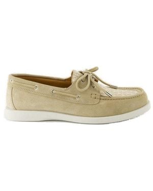 Dior Granville Boat Shoes - Natural