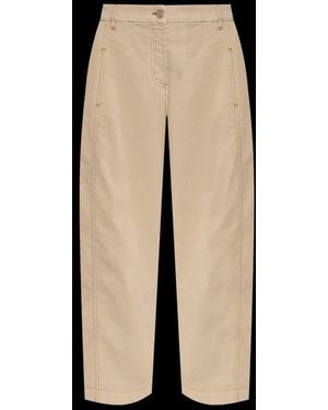 Paul Smith Mid-Rise Loose Fit Trousers - Black
