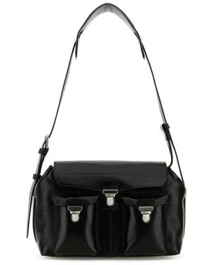 Lemaire Gear Medium Shoulder Bag - Black