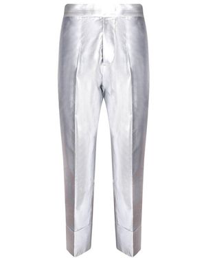 SAPIO Straight Leg Trousers - White