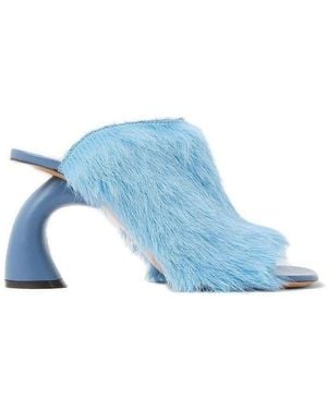 Dries Van Noten Slip-On Mules - Blue