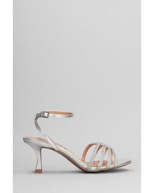 Bibi Lou Embellished Buckled Sandals - White
