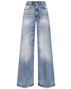 DIESEL 1978 D-Akemi Wide-Leg Jeans - Blue