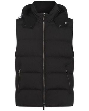 Moorer Fire-Skt Straight-Fit Gilet - Black