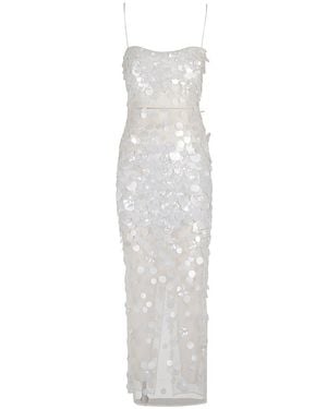 retroféte Mischa Sequin Dress - White
