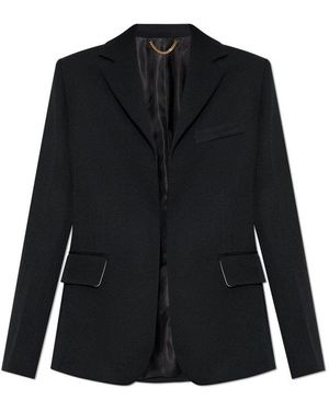 Victoria Beckham Long Sleeved Tux Blazer - Black