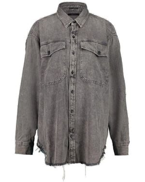 Mother The Lazy Sunday Shirt - Grey