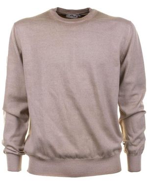 Altea Long-Sleeved Crewneck Sweater - Natural