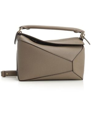 Loewe Small Puzzle Edge Bag - Grey