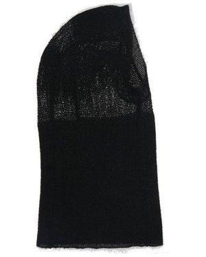 マフラー・ストール Ann Demeulemeester Fabio Scarf in Black Wool Mix Ann Demeulemeester black convertible scarf with buttons